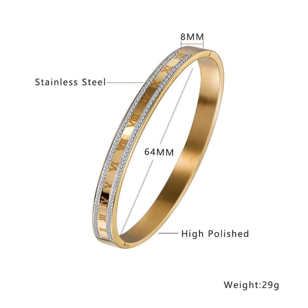 ROMANO BANGLE - Elegant and Stylish Accessory for Every Occasion
