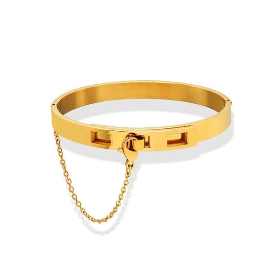 SHINY GOLD BANGLE - printida-jewelry