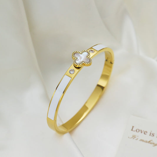 LILI CLOVER BANGLE - printida-jewelry