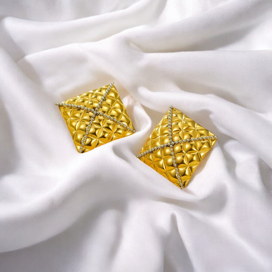 BOUCLES D'OREILLES CARRÉES