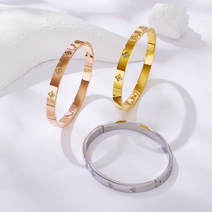 STAR CLOVER BANGLE - printida-jewelry
