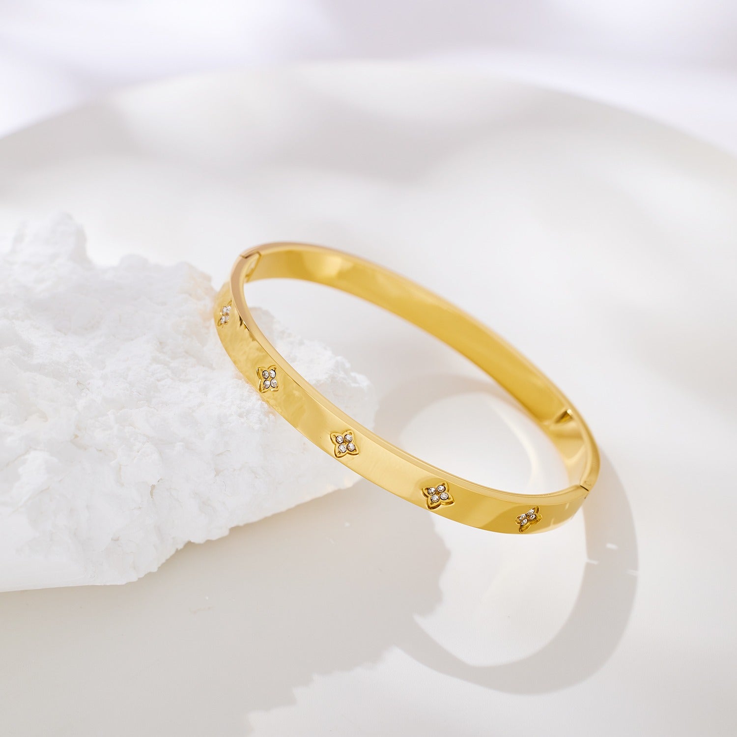 STAR CLOVER BANGLE - printida-jewelry