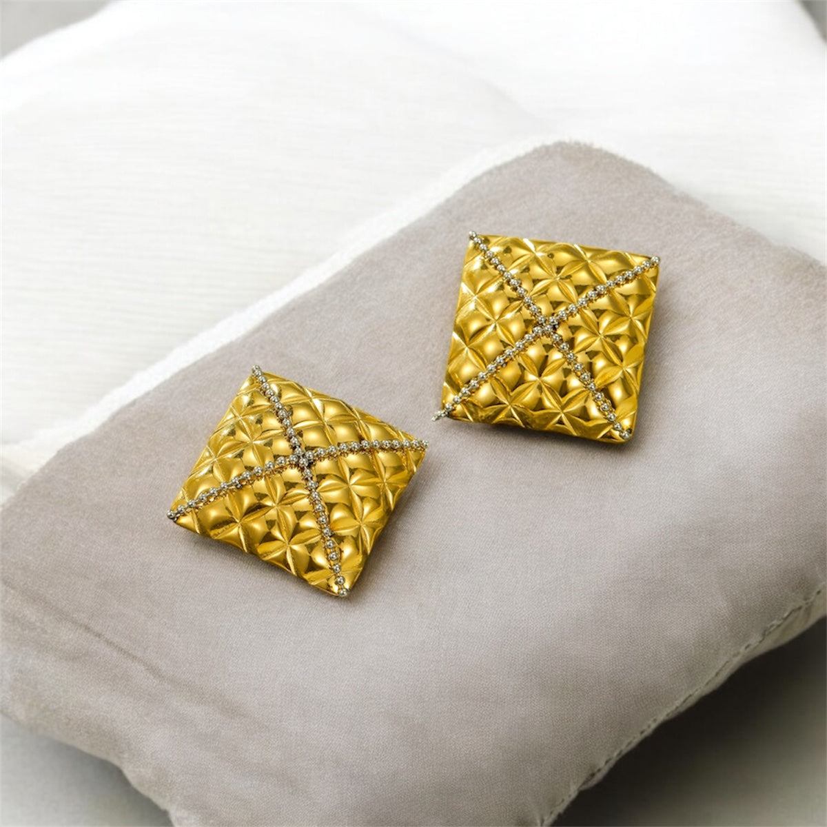 SQUARE EARRINGS - printida-jewelry